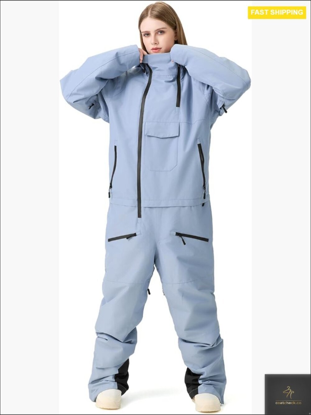 Insulated Waterproof Ski Suit One Piece Jumpsuit Winter Snowboard Coveralls